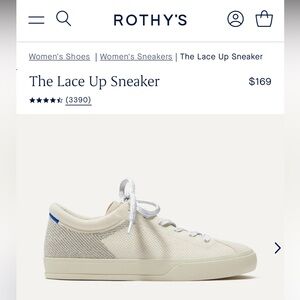 Rothy’s limited edition women’s lace up sneakers- size 10